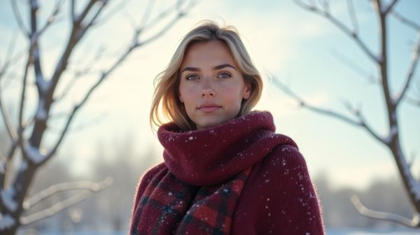 L'écharpe femme hiver : trouver chaleur et élégance