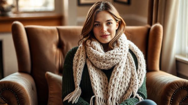 Les écharpes d'hiver pour femme : le style rencontre le confort